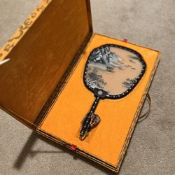 Decorative Hand Fan in Box