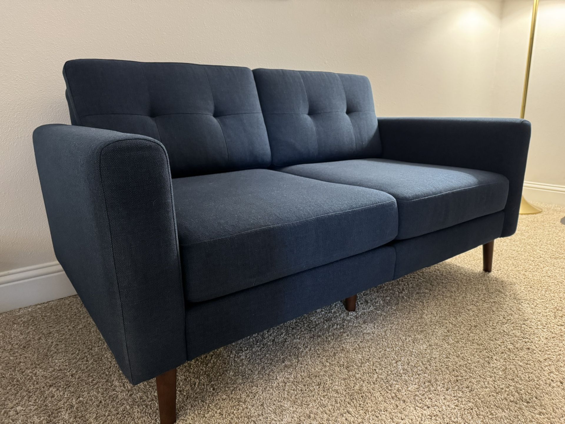 Burrow Navy Blue Loveseats