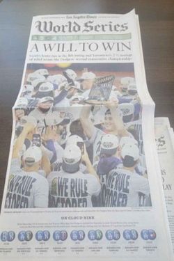 LOS ANGELES DODGERS 2025 WORLD SERIES CHAMPS . 11/03/25 . NEW ,, COMPLETE