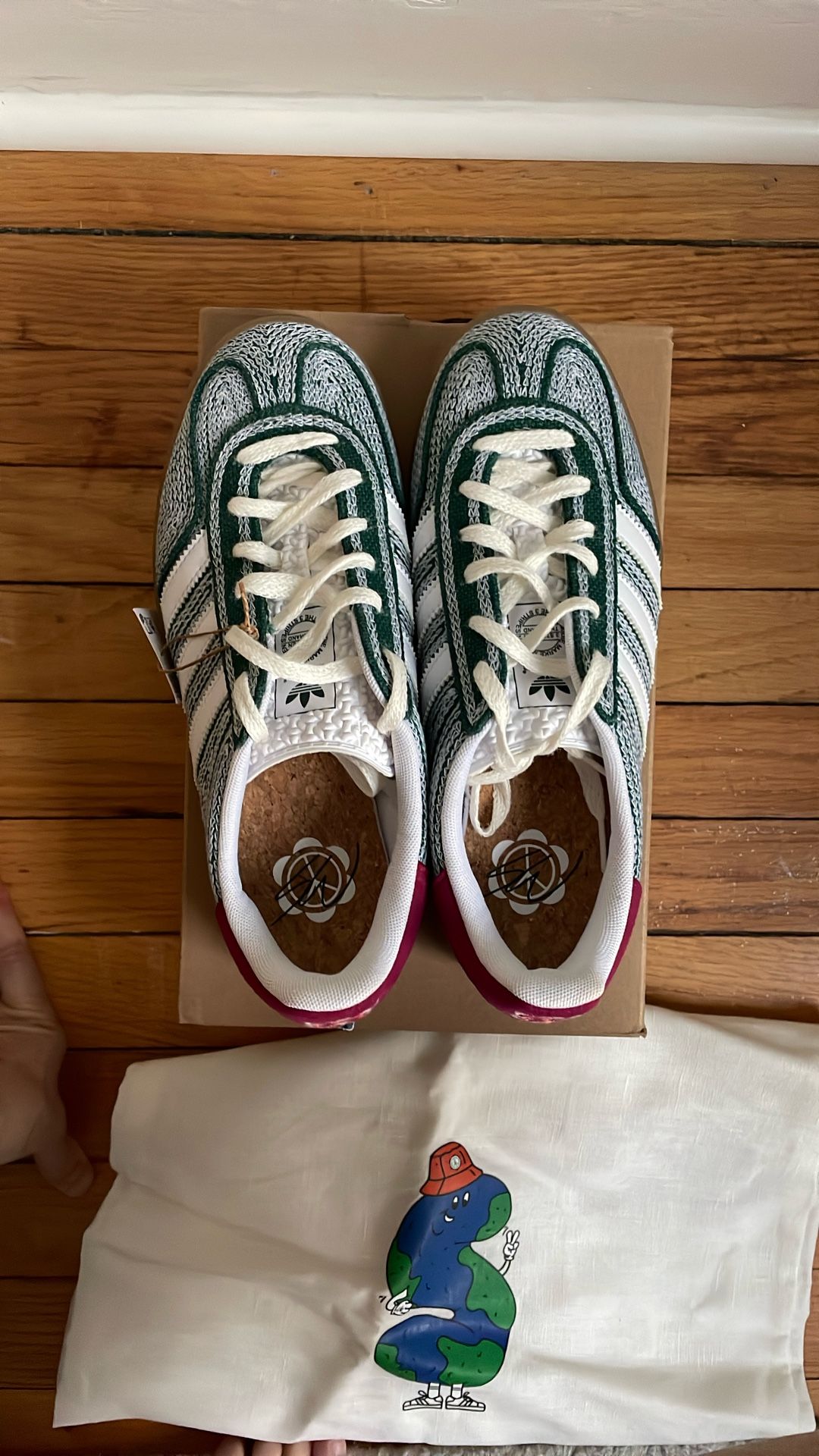 Adidas Gazelle “Sean Wotherspoon”” Hemp Green Size