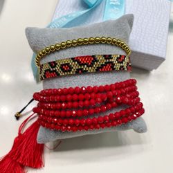 Red Set Bracelets Available 