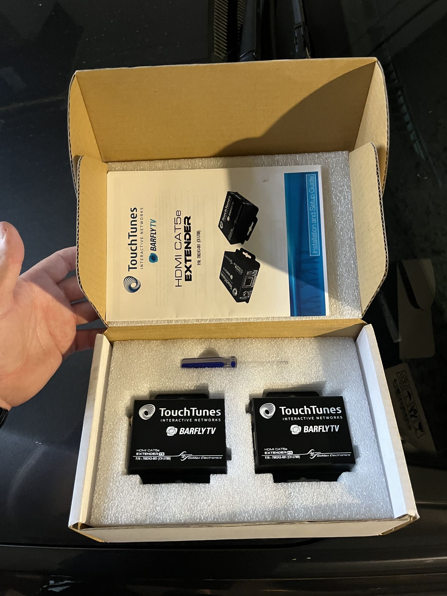Touch Tunes HDMI Cat5e Extender Barfly Tv New