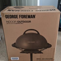 George Foreman Indoor/Outdoor Grill (NEW)