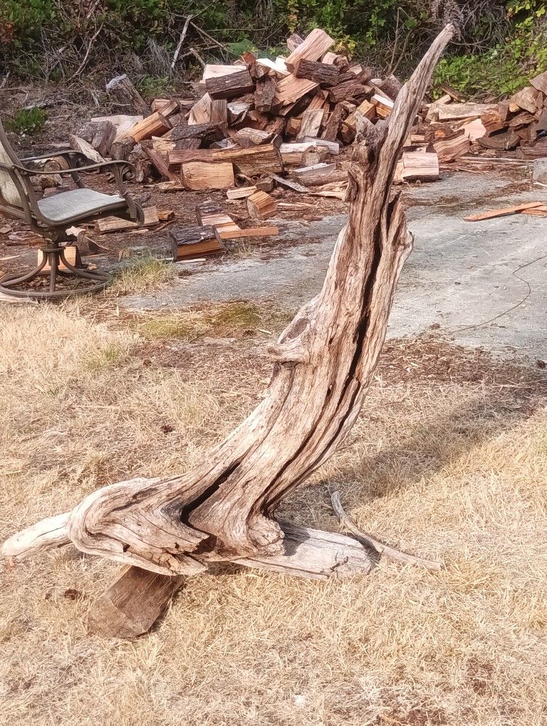 Dolphin Driftwood Yard Art