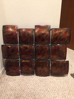Bronze color wall art