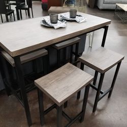 5pc Counter Height Table Set 