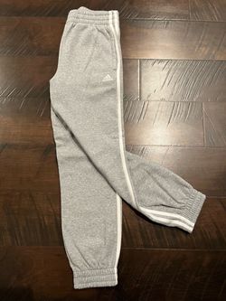 Girl’s Gray Adidas Joggers (Large)