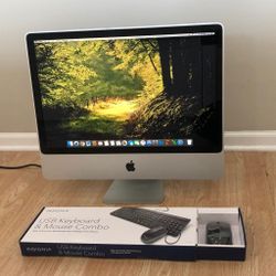 Apple IMac 24” Dual Core DDR3 Ram/4GB/640GB HDD - Very Good Condition with mouse and keyboard