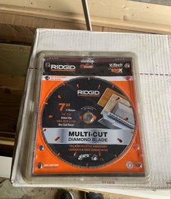 Ridged 7 inch diamond blade