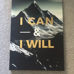 Motivation Mountain Poster
