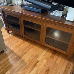 Solid Oak Media Console 