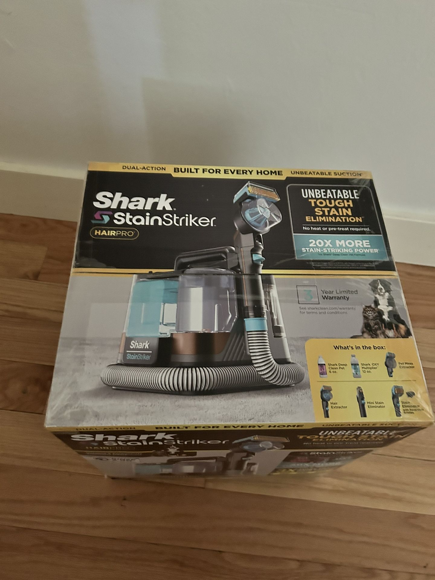 Shark StainStriker HAIRPRO NEW Vacuum
