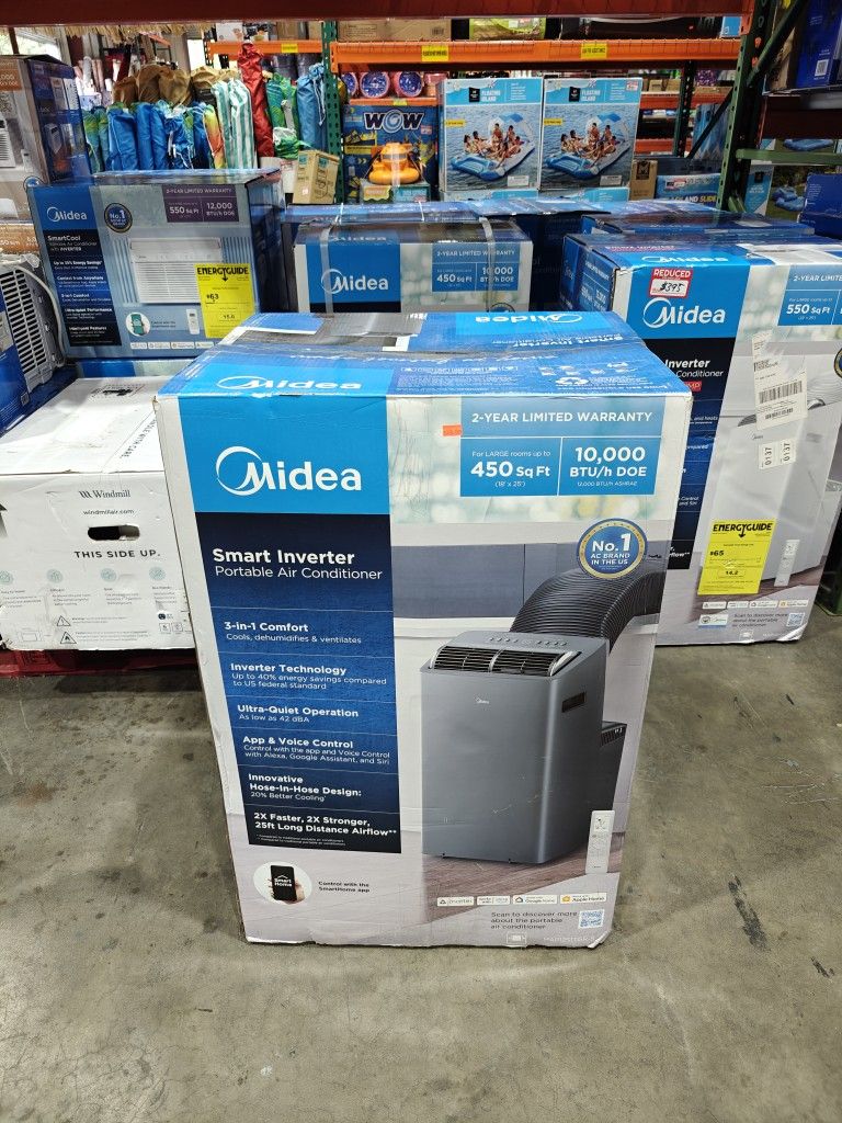 Midea Duo 10000 BTU DOE Portable AC with Smart Inverter