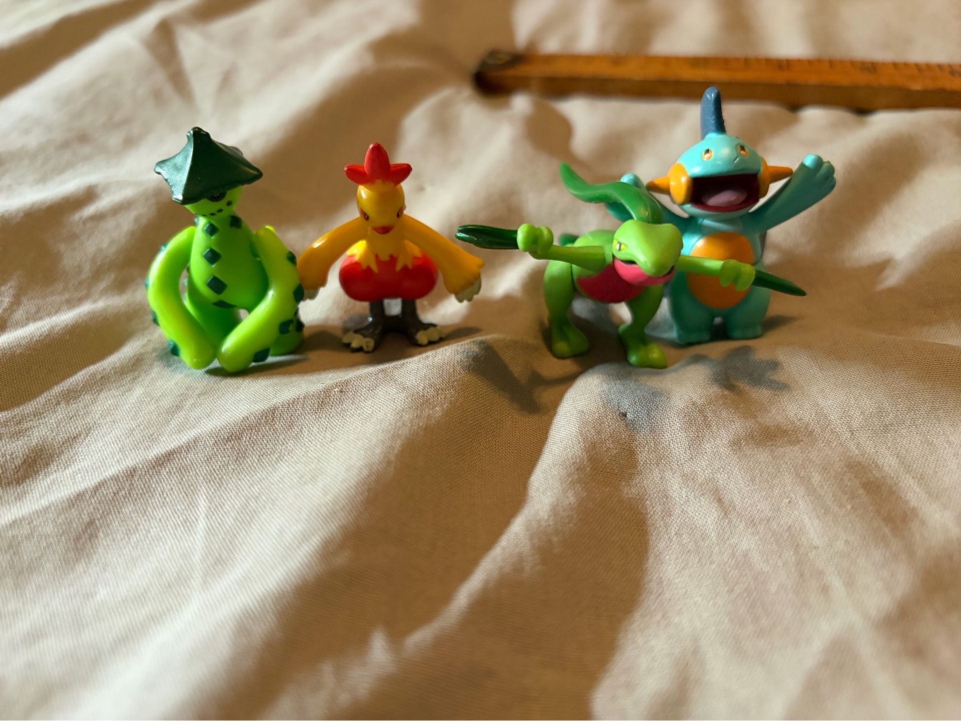 Set of 4 Hasbro 2004 Plastic Pokémon Figures w Articulation