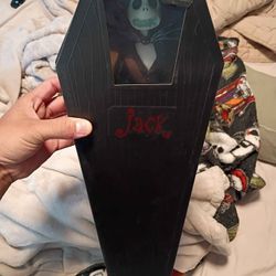 1990 Jack Skellington Action Figure 16 Inch In Coffin Box