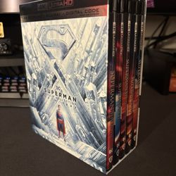 *READ* Superman 5-Film Collection 1(contact info removed) Box 4K + Blu-ray