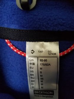 Men fleece size medium