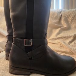 Girls Black Boots