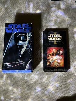 STAR WARS TRILOGY BOX SET + EPISODE 1 VHS