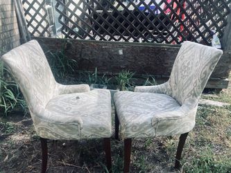 Pair of Upholstered Accent Chairs