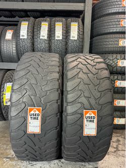 (2) LT 37x12.50/22 Toyo MT