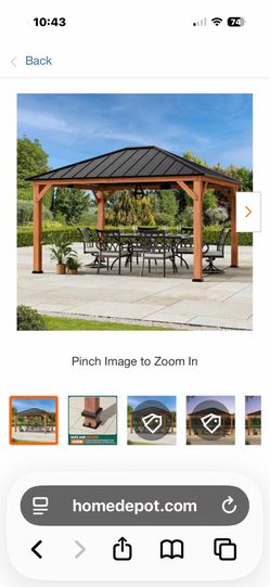 12X14 gazebo Costco