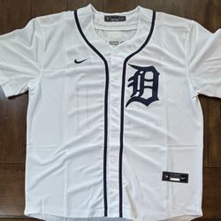 Detroit Tigers Kerry Carpenter White Jersey Adult Large NWT