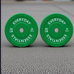 2x 25lbs Bumper Plates