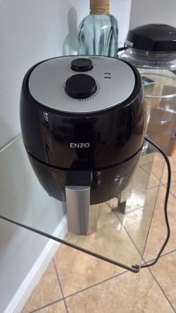 Enzo Air Fryer Black and Silver