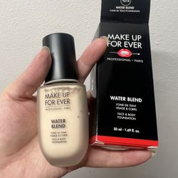 Make Up For Ever Water Blend Face & Body Foundation #Y215 Yellow Alabaster NIB