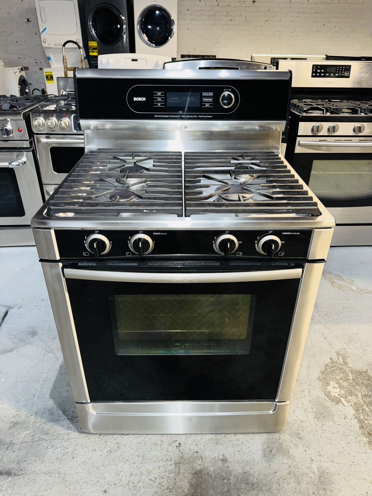 Bosch stainless steel gas stove a receipt for 60 days warranty