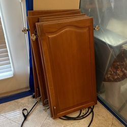 Cabinetry With Hardwood Doors 