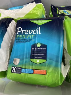 Prevail Per Fit Daily Underwear Diapers Size Large