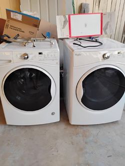 Whirlpool washer and dryer