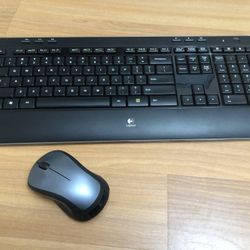 Logitech wireless keyboard and mouse
