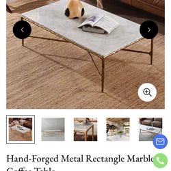 Marble coffee table