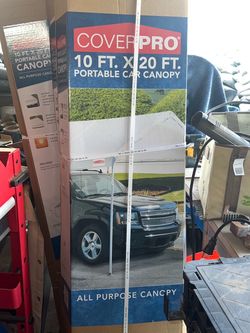 CoverPro 10x20 Portable Car Canopy