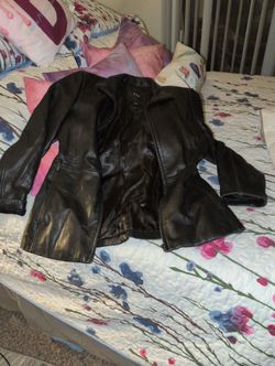 Ladies Leather Jacket.