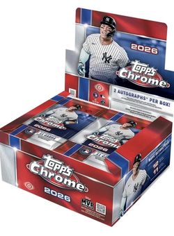 Topps chrome baseball 2 jumbo boxes