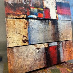 Pier One Three Panel Painting Set 