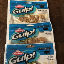 Berkeley Gulp Sand Fleas x 3 + Bonus Gift