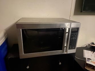 Silver microwave