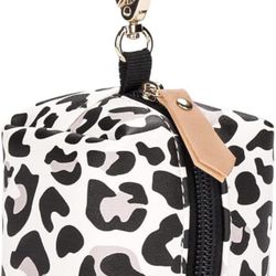 Everything Storage Pouch; Small Zipper Pouch Holds 2 Pacifiers; Snap Handle Attaches to Diaper Bag, Stroller or Purse; Holds Earbuds, Chargers, Change