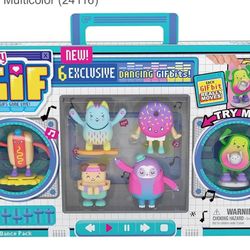 Oh! My Gif Moving Collectibles Toy with 6 Exclusive Dancing GIFbits, Multicolor