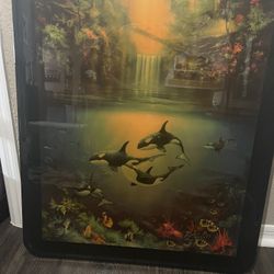 Acrylic Sanctuary Whale Picture