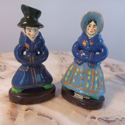  19th Century Russian Toy Figurine Couple