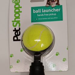 NEW hands free pickup collapsible tennis ball launcher dog toy $5 FIRM