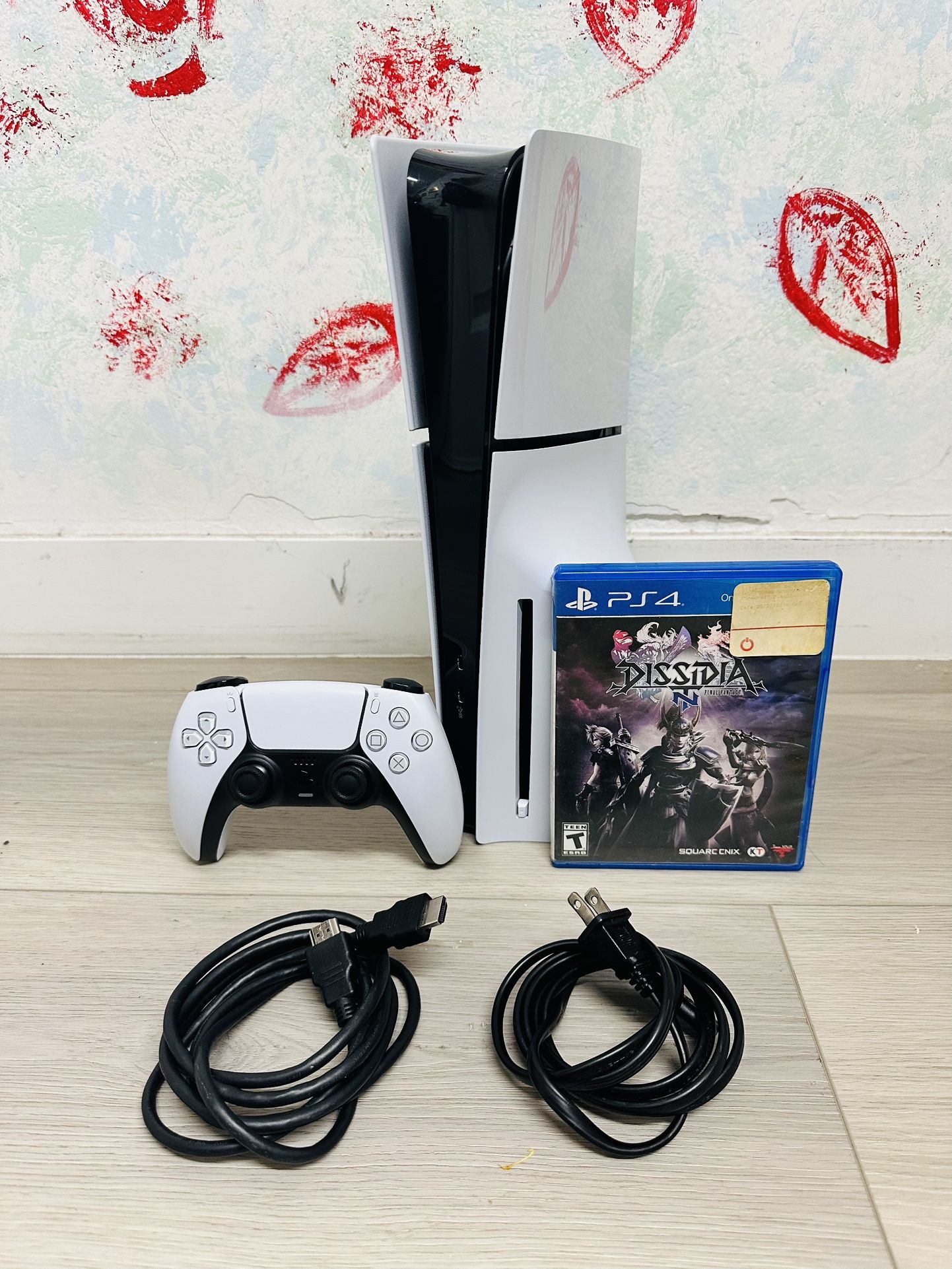 Sony PlayStation 5 Slim - 1 TB , Bonus 1 Game Dissidia Final Fantasy ( Used Very New )