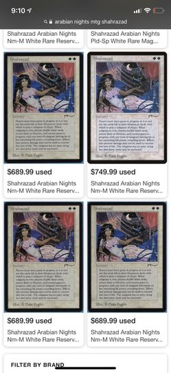 shahrazad mtg card Each player who doesnt win the subgame loses half his or her life MTG Arabian Nights Shahrazad *RARE*