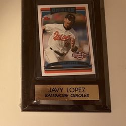 Javy Lopez Baltimore Orioles Topp Baseball Card 